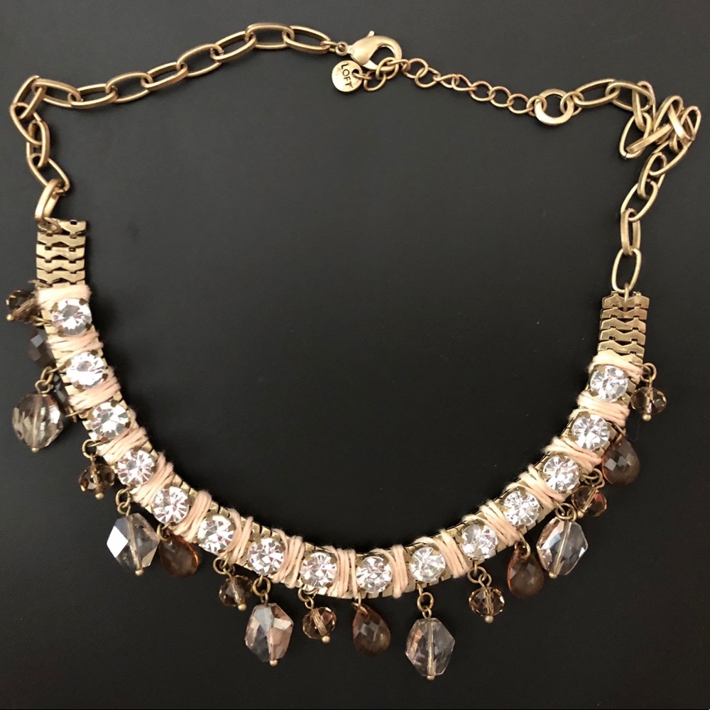 Loft Beaded Statement Necklace